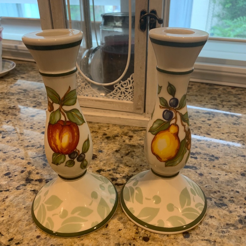 Partylite pillar candle holders